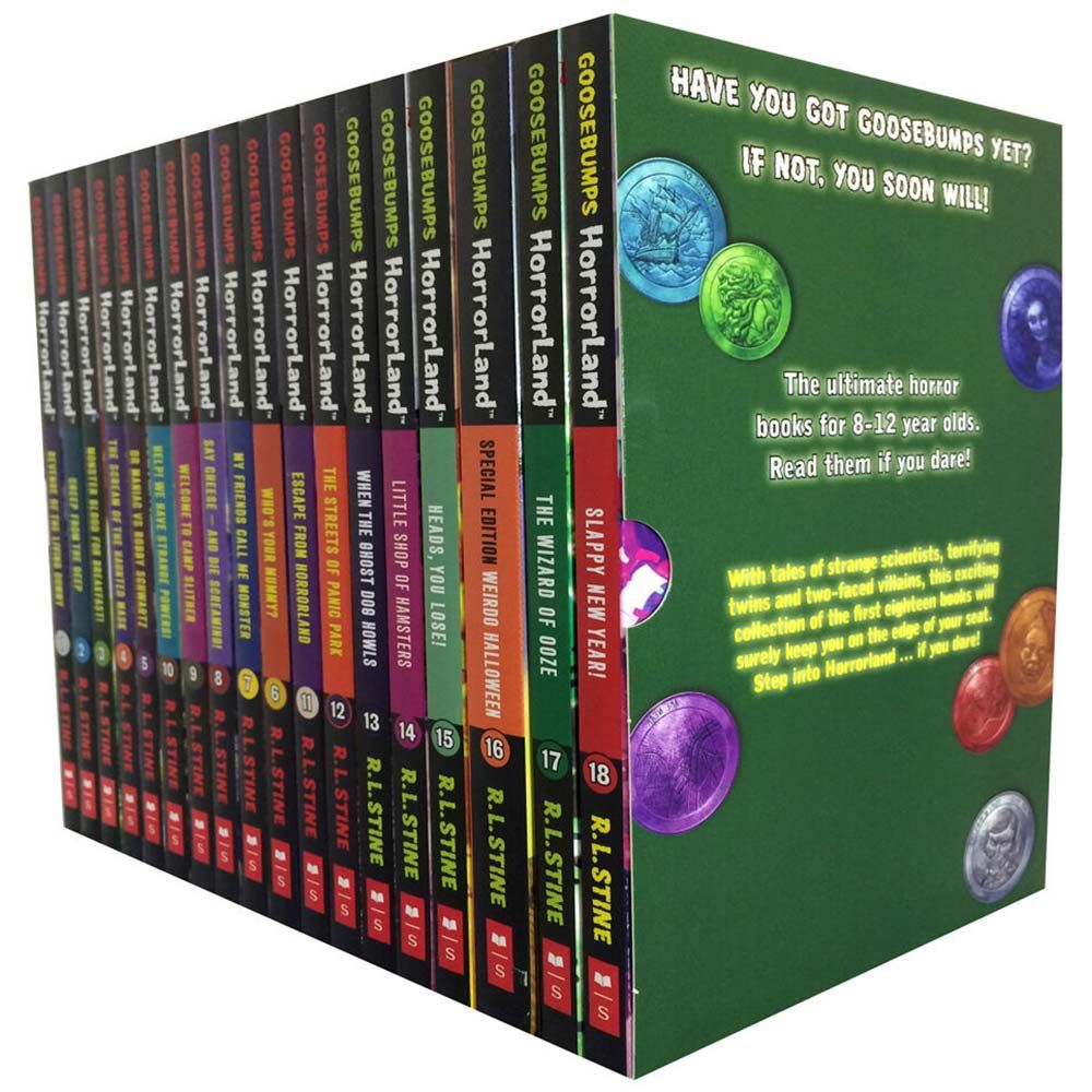 Goosebumps Horrorland Series Collection 18 Books Box Set