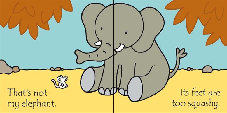 كتب أسبورن-  كتاب "That s not my elephant"  