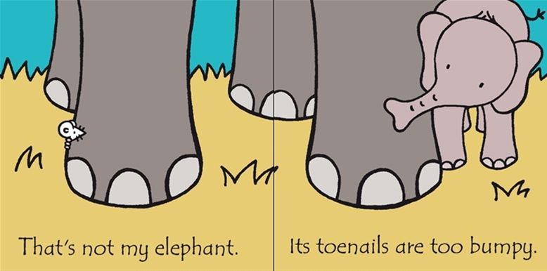 كتب أسبورن-  كتاب "That s not my elephant"  