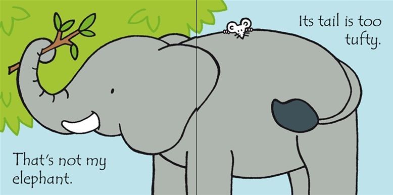 كتب أسبورن-  كتاب "That s not my elephant"  