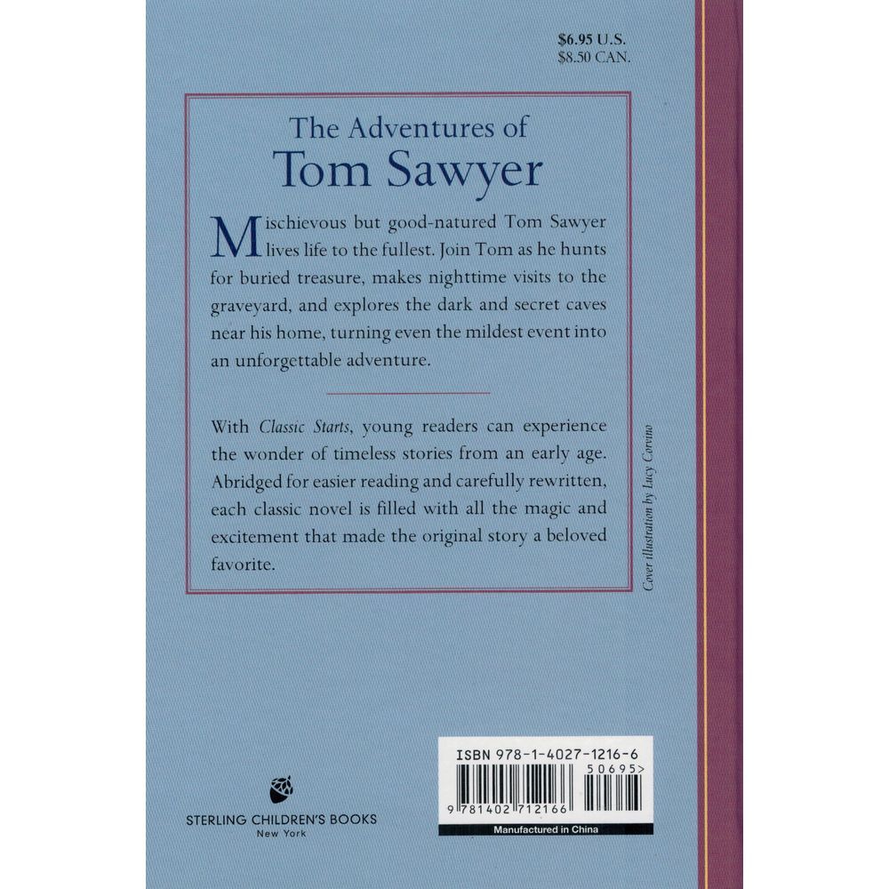 كتاب Classic Starts: Adventures Of Tom Sawyer By Mark Twain