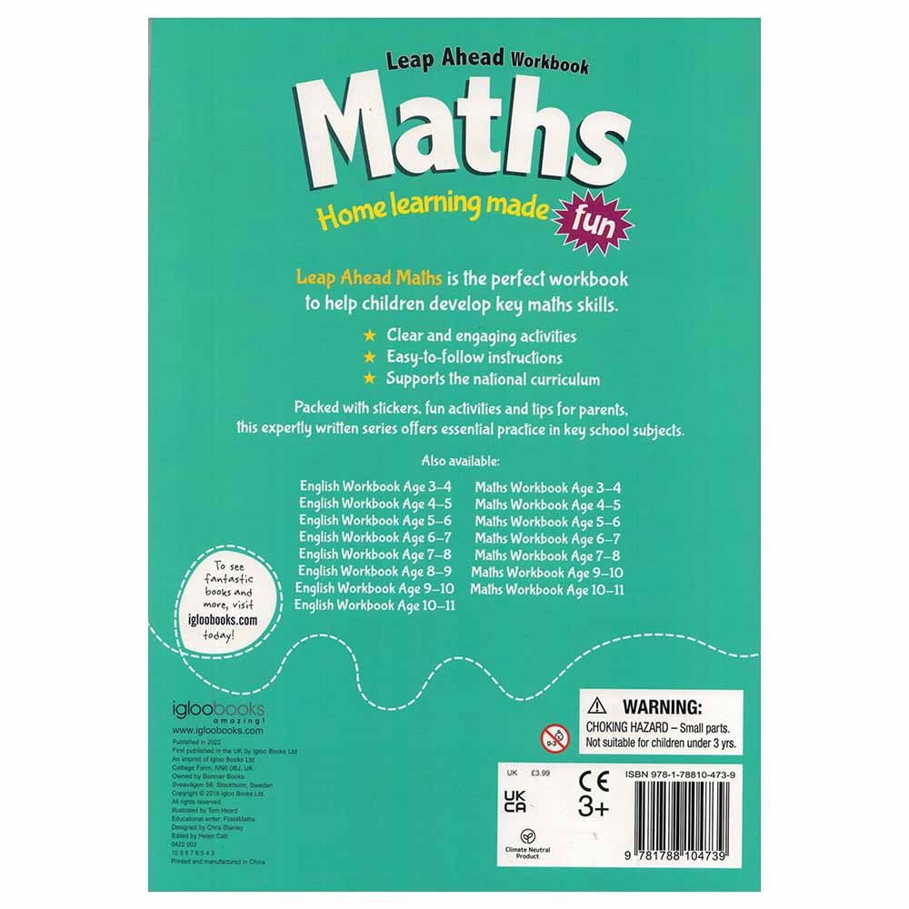 كتاب Leap Ahead Workbook Exp Leap Ahead: 8-9 Years Maths