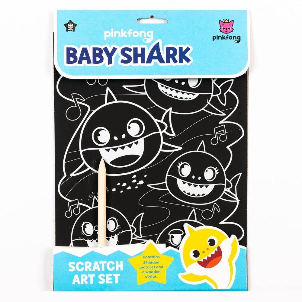 دفتر فنون الخدش Pinkfong Babyshark 