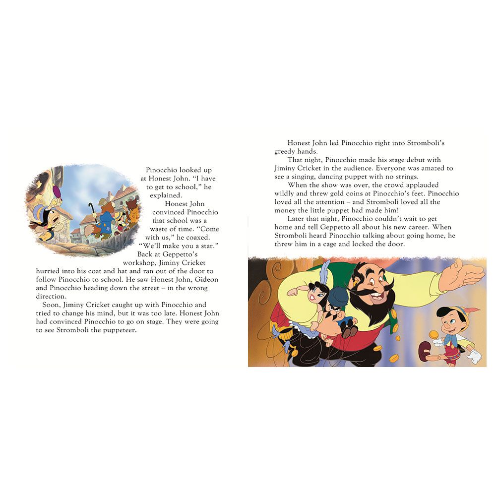 كتاب Disney Classics Pinocchio Story Book