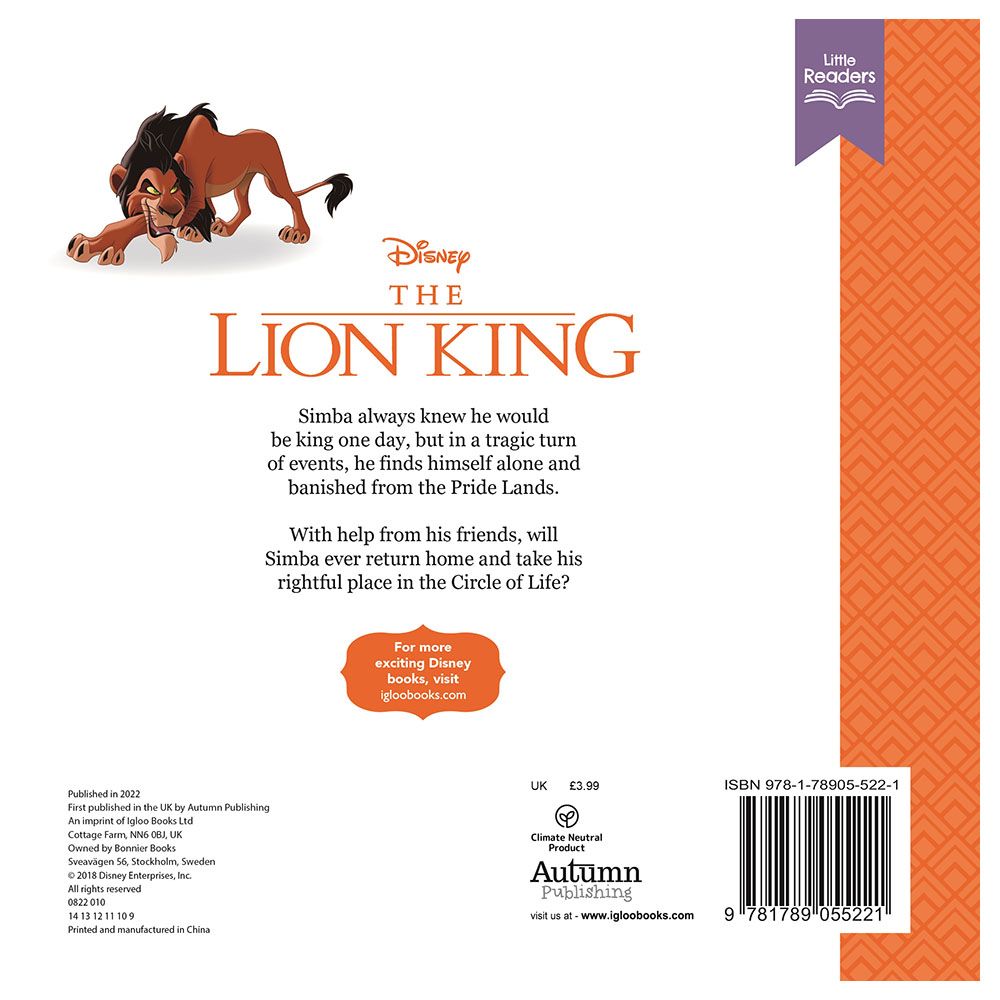 كتاب Disney Classics The Lion King Story Book