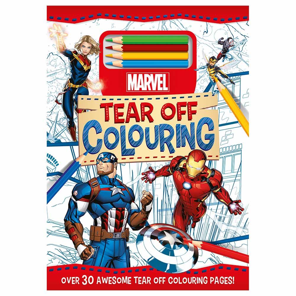 كتاب Marvel: Tear Off Colouring