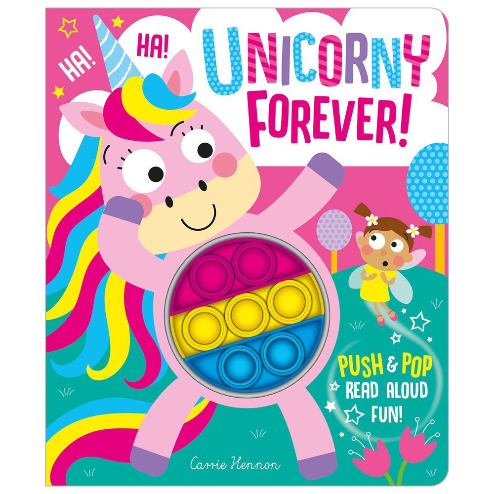 Push Pop Bubble Book - Unicorny Forever!