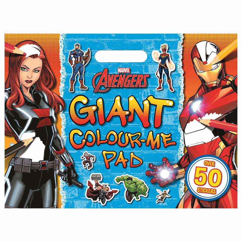 كتاب Marvel Avengers: Giant Colour Me Pad