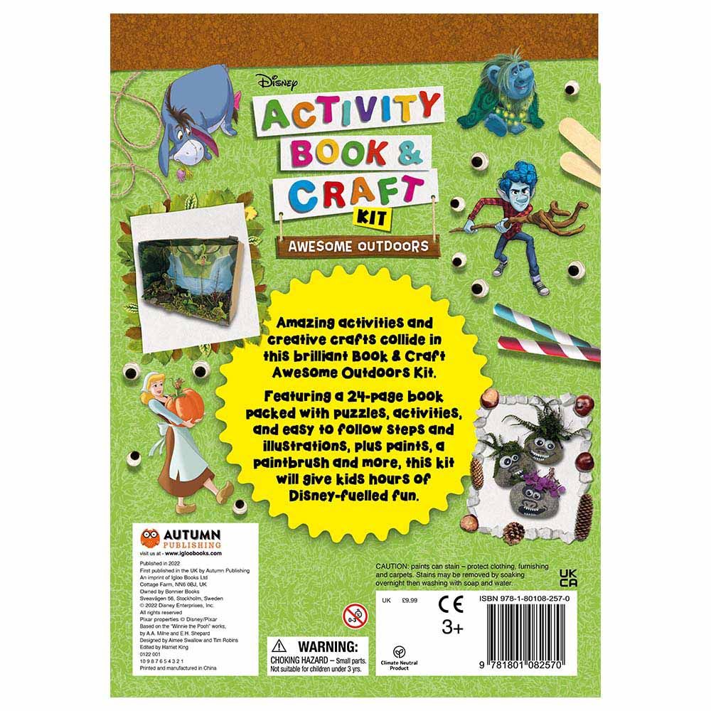 كتاب Disney: Activity Book & Craft Kit Awesome Outdoors