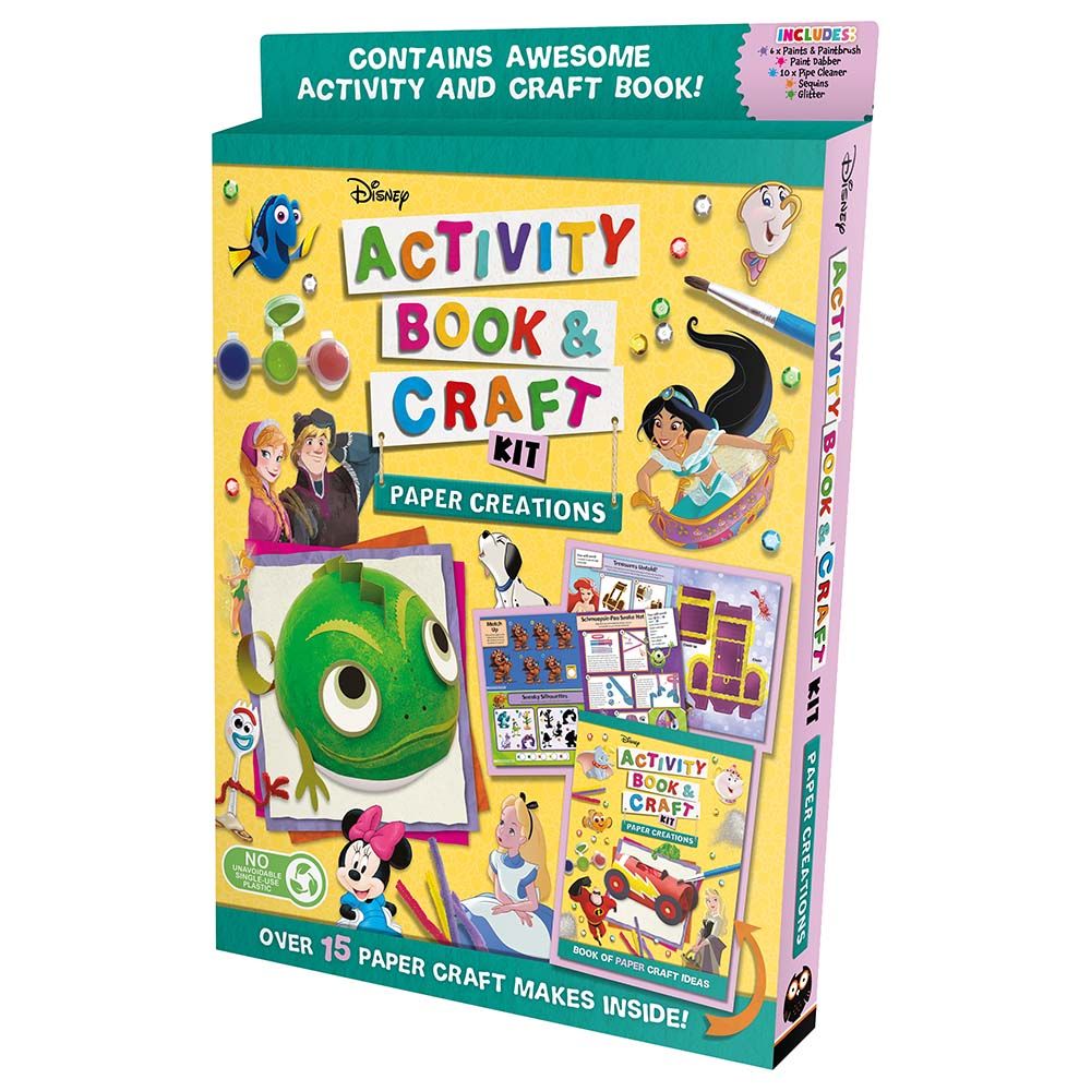 Disney: Activity Book & Craft Kit Paper Creations