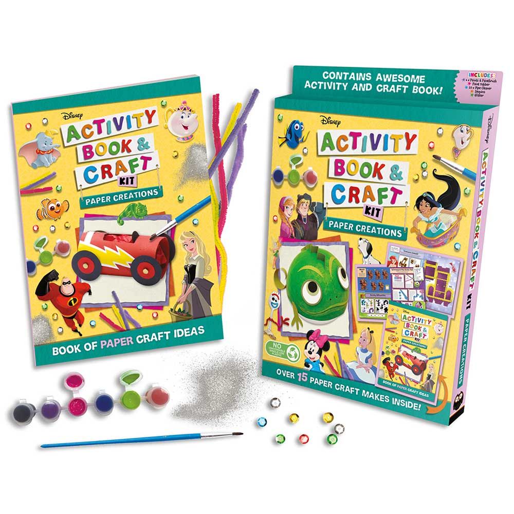 Disney: Activity Book & Craft Kit Paper Creations