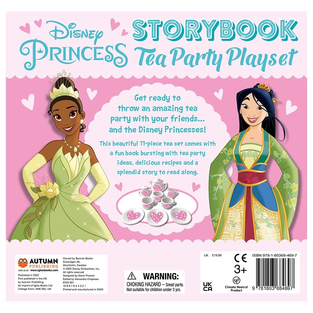 كتاب Disney Princess: Storybook Tea Party Playset