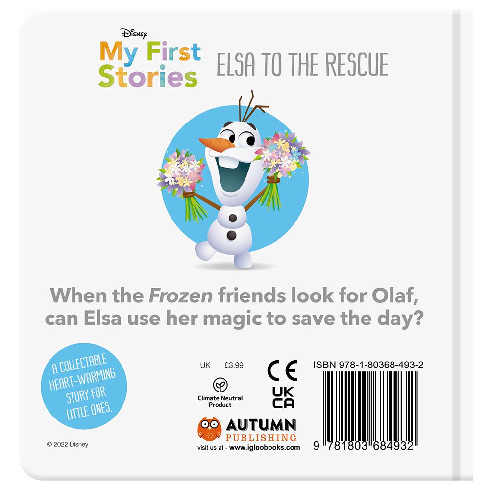 كتاب Disney My First Stories: Elsa To The Rescue