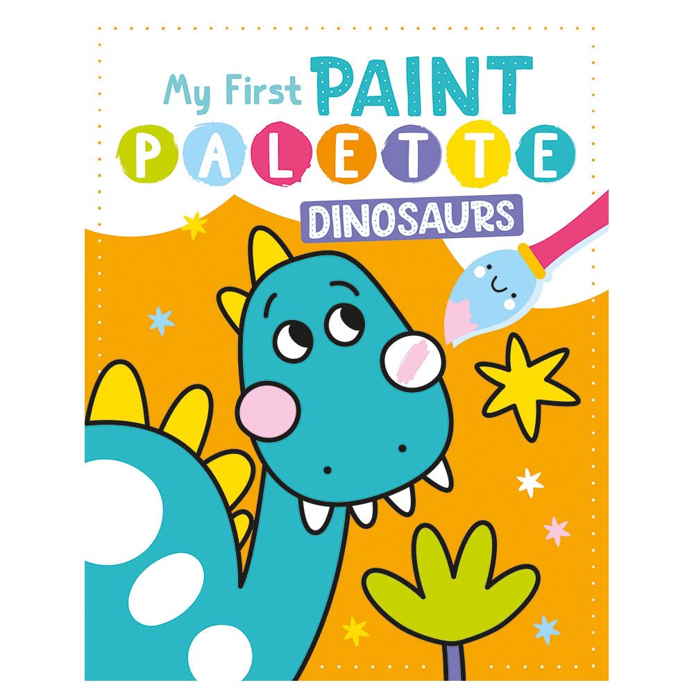 كتاب أنشطة My First Paint Palette Activity Book - Dinosaurs