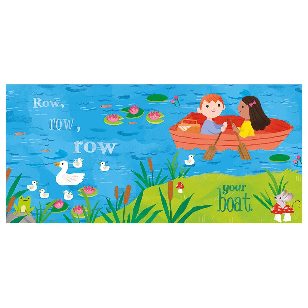 كتاب Crinkly Cloth Book - Row, Row, Row Your Boat