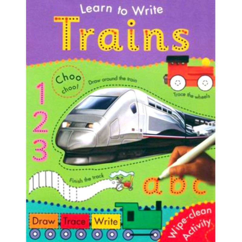 Learn To Write - Trains