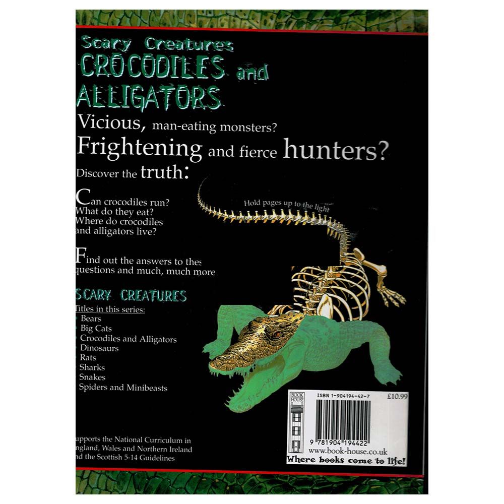 كتاب Scary Creatures - Crocodile and Alligators