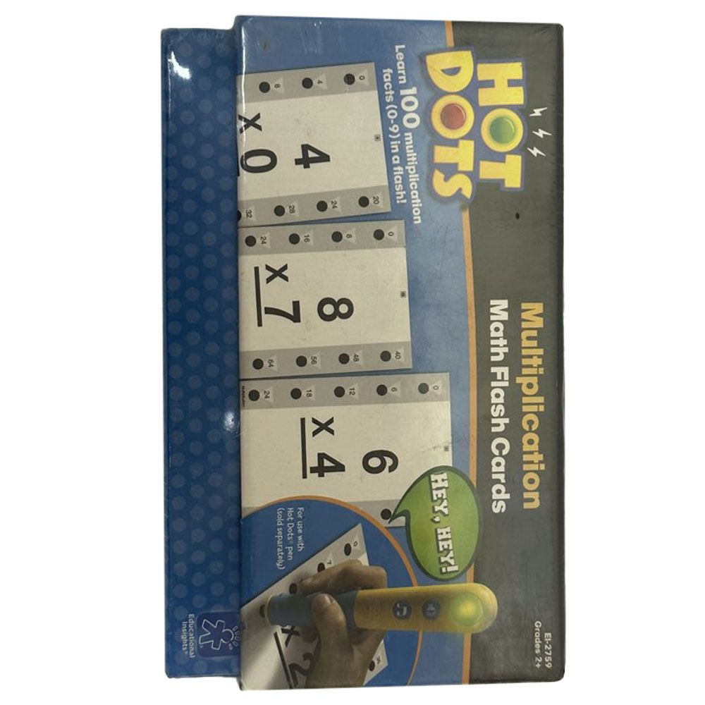 ?Learning Resources - Hot Dots Math Flash Cards - Multiplication