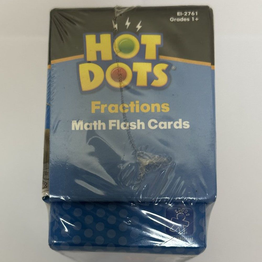 ?Learning Resources - Hot Dots Math Flash Cards - Fractions