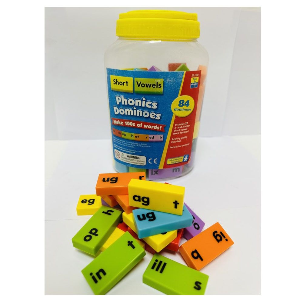 Learning Resources - Phonics Dominoes - Short Vowels