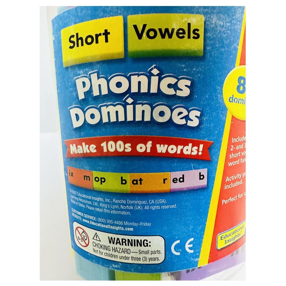 Learning Resources - Phonics Dominoes - Short Vowels