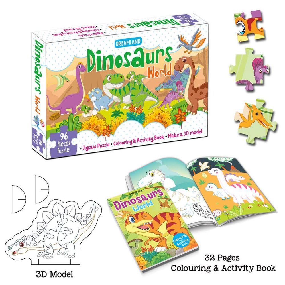 بازل تعليمية Educational Puzzles - Dinosaurs World