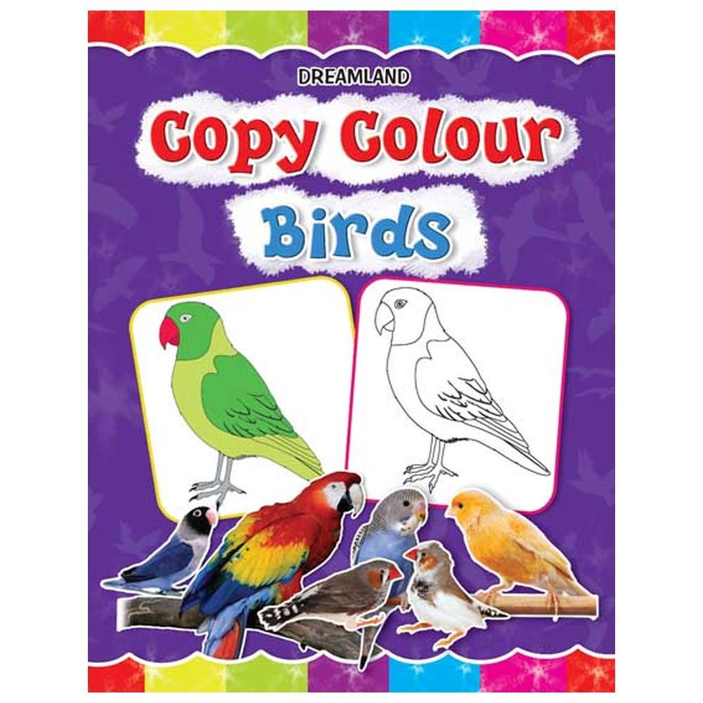 كتاب تلوين Copy Colour Book - Birds