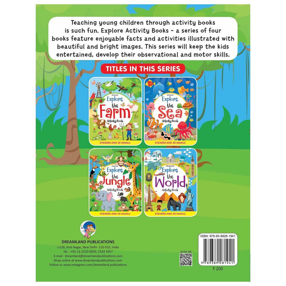 Explore The Jungle Activity Book With Sticker