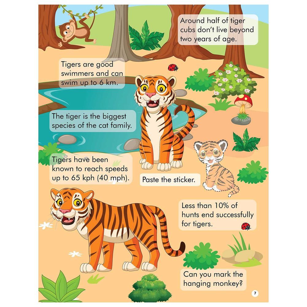 Explore The Jungle Activity Book With Sticker