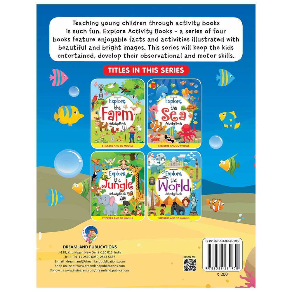 Explore The Sea Activity Book With Sticker