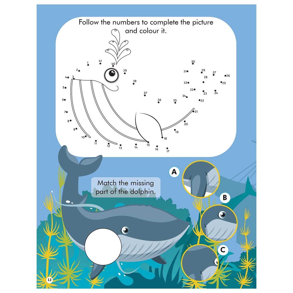 Explore The Sea Activity Book With Sticker