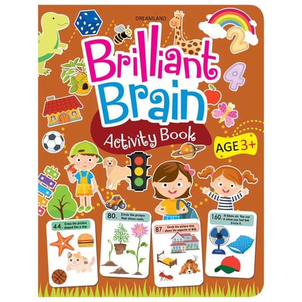 كتاب الانشطة Brilliant Brain Activity Book - 3+