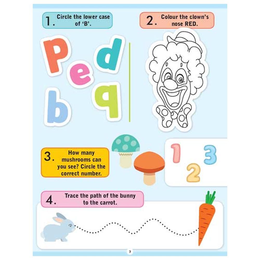 Brilliant Brain Activity Book - 3+