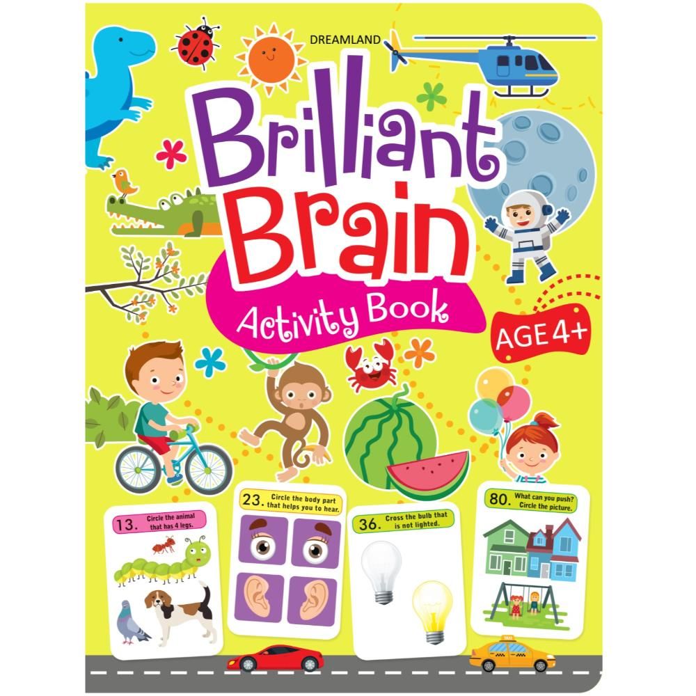 Brilliant Brain Activity Book - 4+