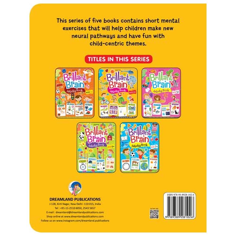 Brilliant Brain Activity Book - 4+