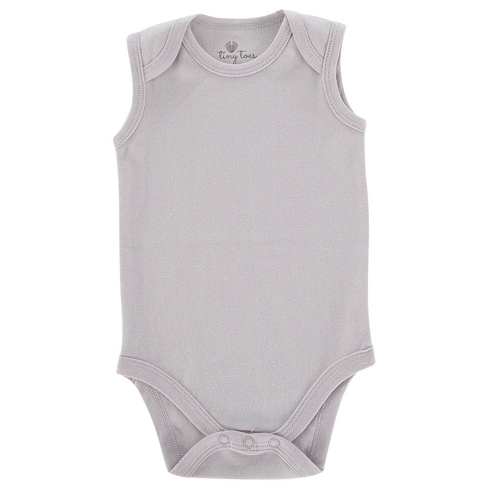 Tiny Toes - 100% Cotton Sleeveless Baby Boys Bodysuit 5pc-Set (Exclusive)