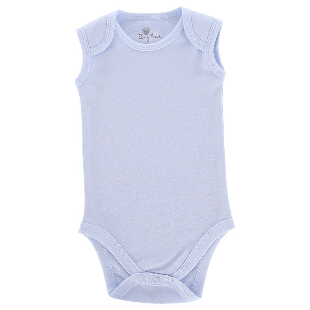 Tiny Toes - 100% Cotton Sleeveless Baby Boys Bodysuit 5pc-Set (Exclusive)