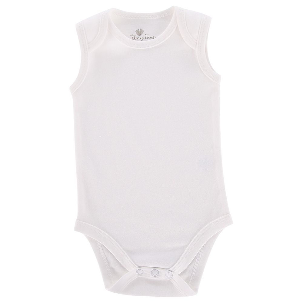 Tiny Toes - 100% Cotton Sleeveless Baby Boys Bodysuit 5pc-Set (Exclusive)