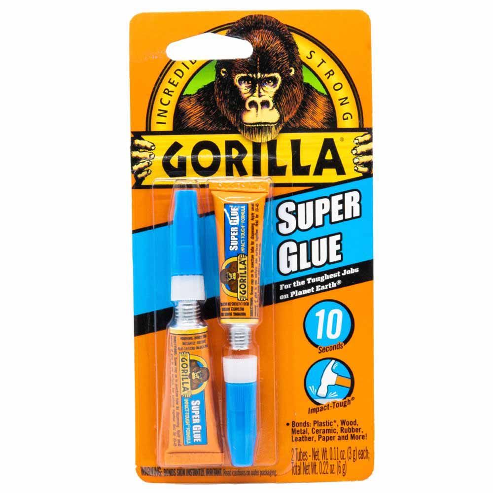 Gorilla - Super Glue Tube 3g 2 Pack