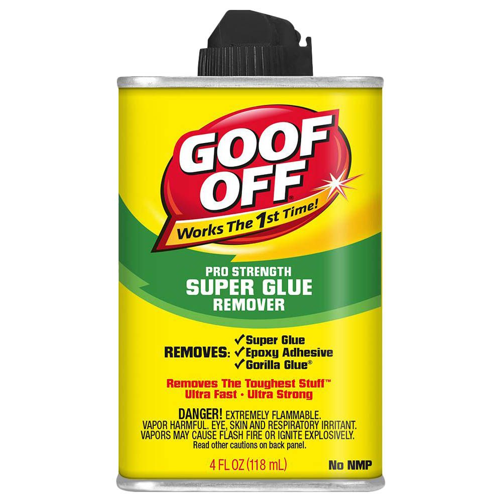 Goof Off - 4 OZ Super Glue Remover