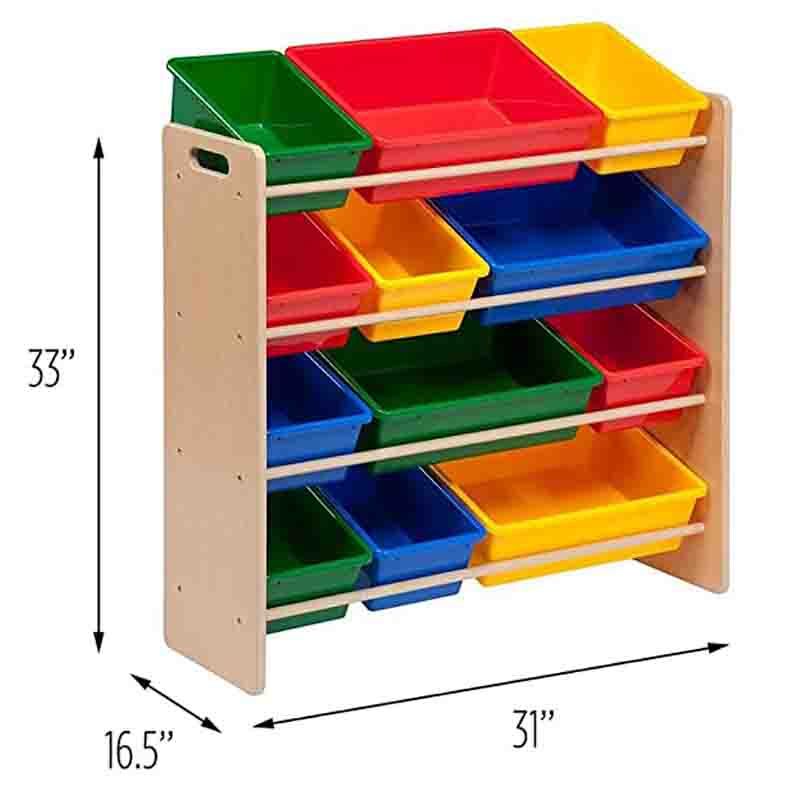 Homesmiths - 4-tier Kids Toy Storage Organizer- Beige