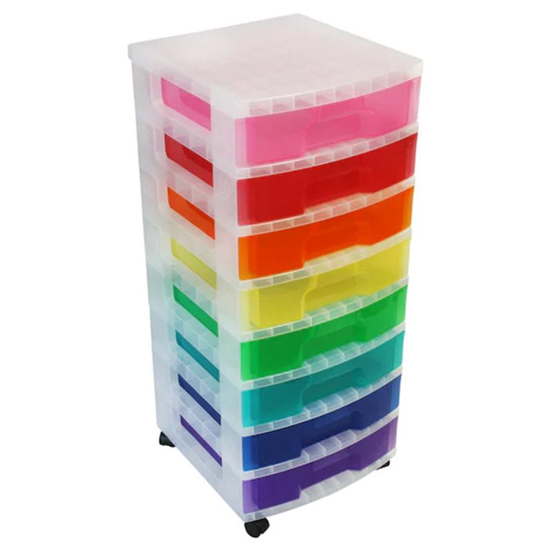 Really Useful Box - Drawer Frame With Rainbow Drawers