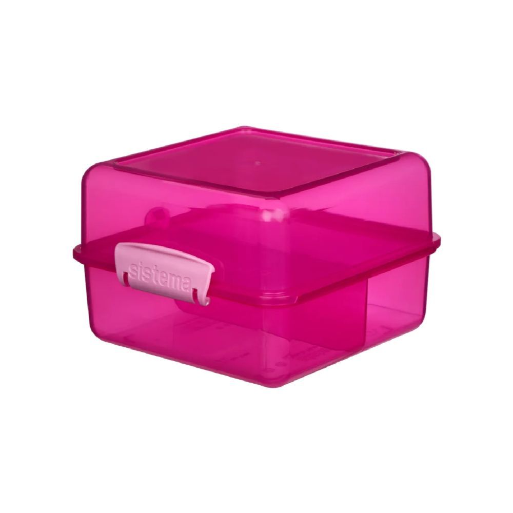 Sistema - Lunch Cube Coloured 1.4L - Pink