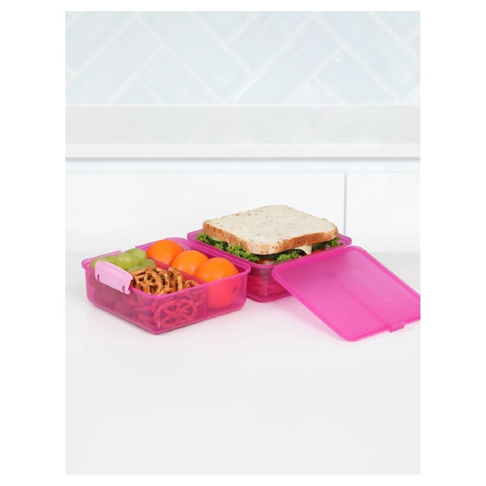 Sistema - Lunch Cube Coloured 1.4L - Pink