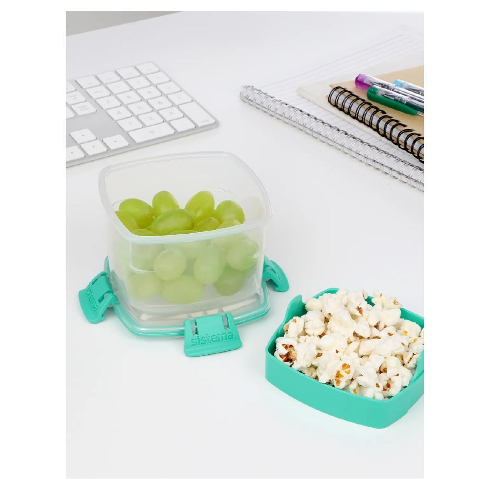 Sistema - To Go Snacks Container 400ml - Green