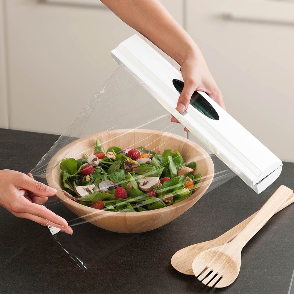 Wenko Foil Dispenser Perfect Cutter 1-Click White