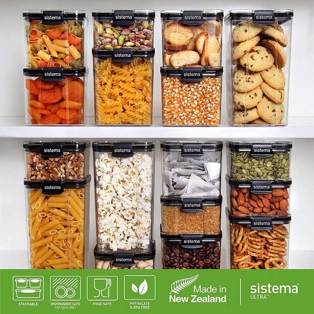 Sistema - Ultra Square Tritan 700ml - Clear