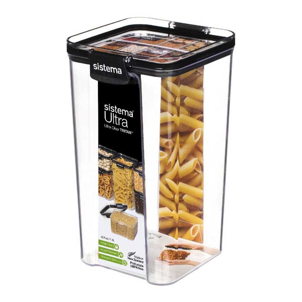 Sistema - Ultra Square Tritan 1.3L - Clear