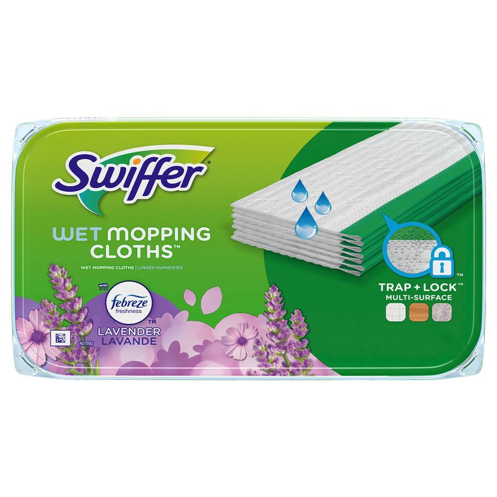 Swiffer - Wet Mopping Cloths W/ Febreze - Lavender & Vanilla