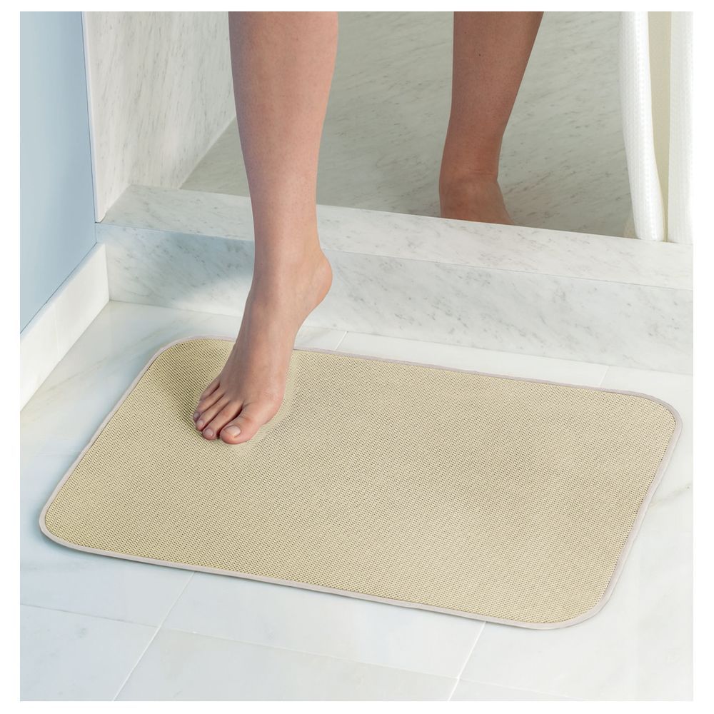 InterDesign - iDry Bath Mat 18x24 Inch - Wheat